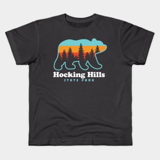 Hocking Hills State Park Ohio Bear Kids T-Shirt